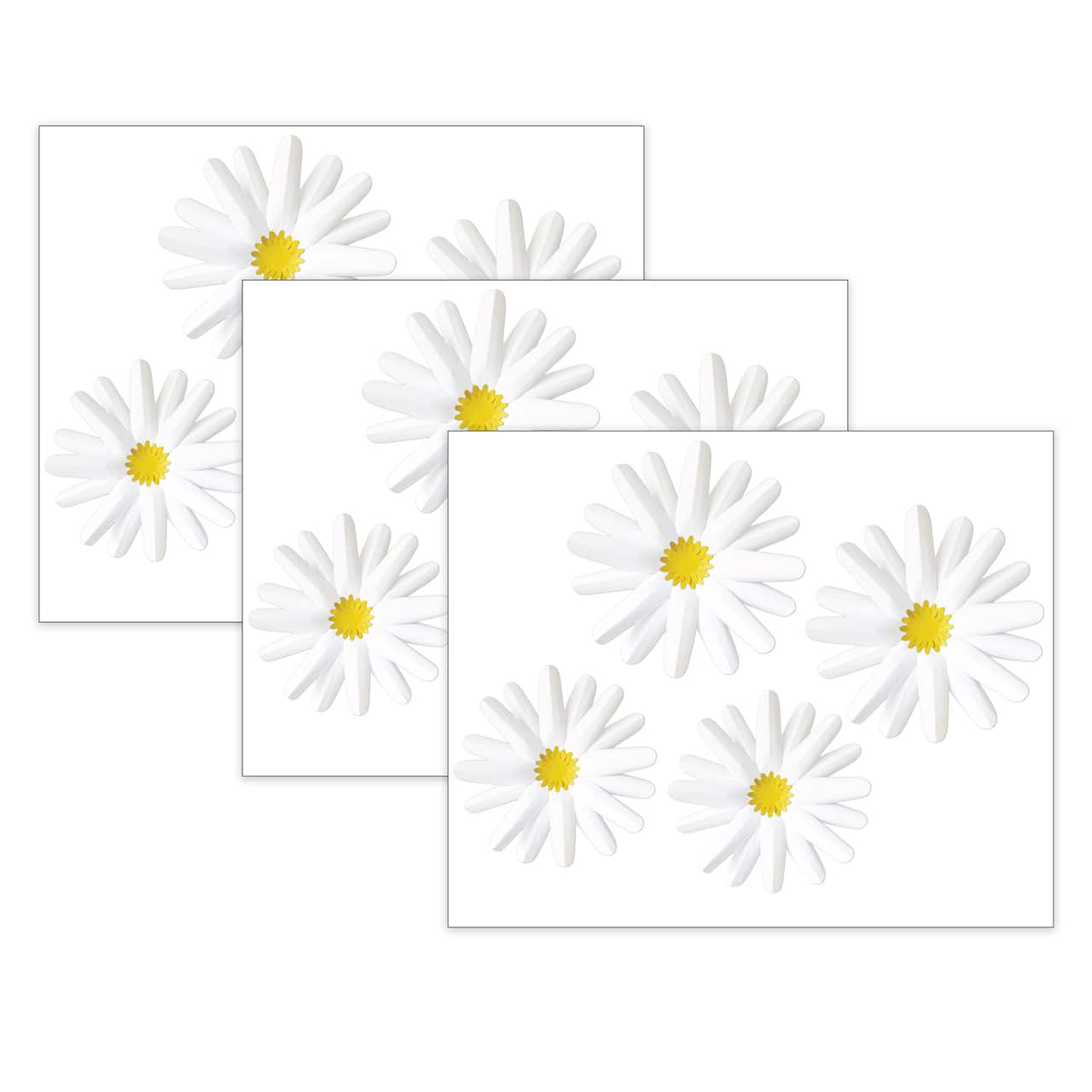 Carson Dellosa® Education Happily Ever Elementary Retro Remix Daisies Accents, 3 Packs of 4